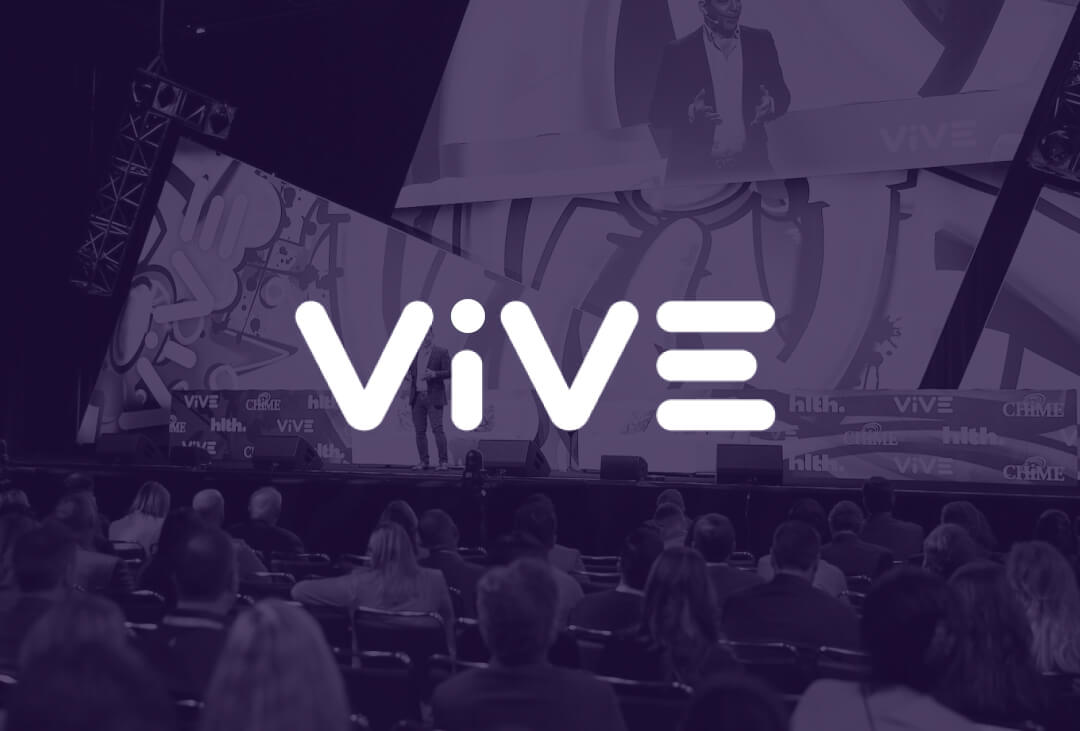 ViVE logo over scene in Nashville with music stage and crowd